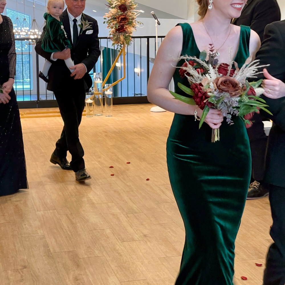 Emerald Green Dakota Dress - Picture 6 of 8